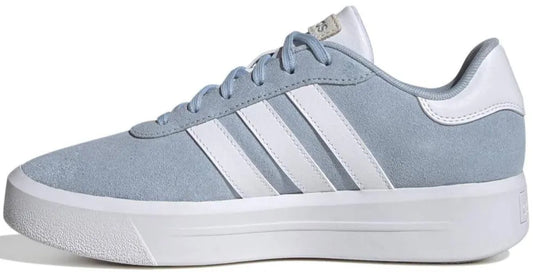 ADIDAS COURT PLATAFORM SUEDE - IG8612  - CELESTE CON BLANCO